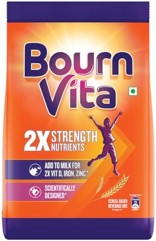 Bournvita Chocolate Nutrition Drink Pouch, 500 g