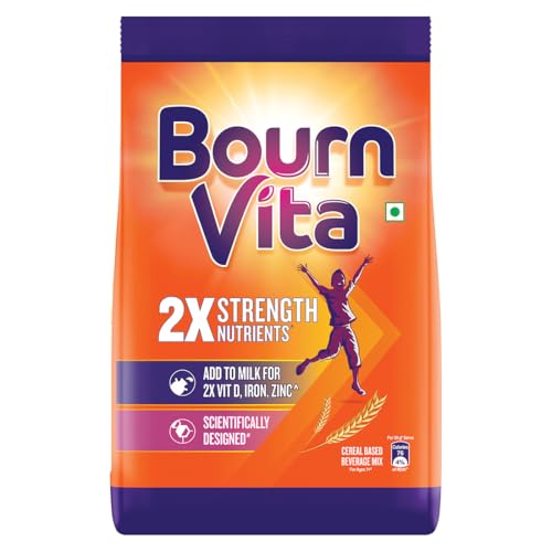 Bournvita Chocolate Nutrition Drink, 500 g Pouch