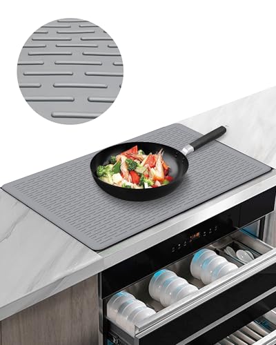 Cynrikah Protection Plaque Induction, Cache Plaque De Cuisson Facile à Nettoyer Pour Protéger La Surface En Verre De La Table De Cuisson, Protège Plaque Induction Résistante à La Chaleur Et à L'eau.