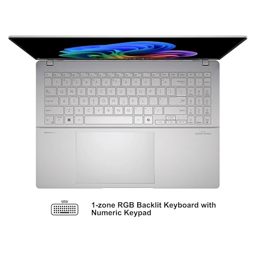 Vivobook S16 AI Laptop 16" 3.2k OLED 120Hz (600nits 100% DCI-P3) AMD 10-core Ryzen AI 9 365 (fino a 50 top) 32GB RAM 1TB SSD per Creator Designer Business Professional Win11 ICP Hub/Copilot+AI - Notebook - Immagine 8