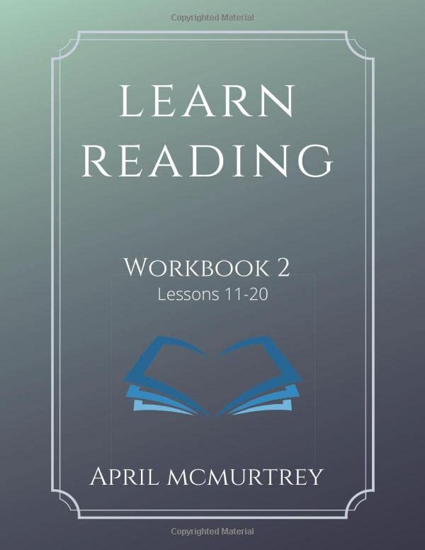 Learn Reading Workbook 2: Lessons 11-20 (Learn Reading Workbooks)