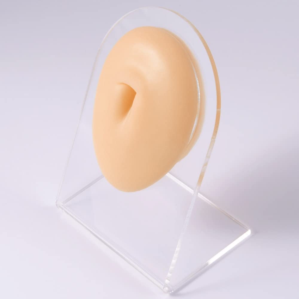 Model do ćwiczeń z miękkiego silikonu – 1 szt. Symulacja części ludzkiego ciała(Skin Navel)