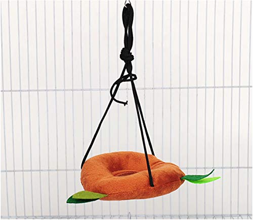 Hamiledyi Hamster Hammock Small Animals Hanging Warm Bed House Organic Natural Apple Wood Chewing Stick Rat Cage Nest Accessories Toy Hanging Tunnel And Swing For Sugar Glider Squirrel #TOP3