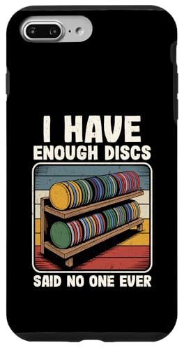 Funny Disc Gof Men I Have Enough Discs�B �X�}�z�P�[�X iPhone 7 Plus/8 Plus �p