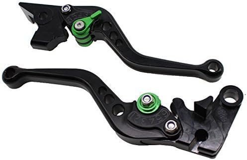 Miniatura 3 de FXCNC Palancas de freno y embrague ajustables cortas de aluminio CNC compatibles con NINJA 650RER-6F Z650 Z900 2017-2020, VERSYS 1000 2015-2020,