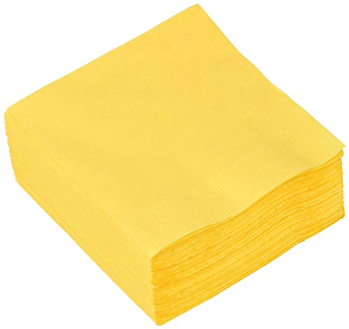 カラーナプキン 日本製 25×25cm 50枚入 レモン C24-LE-Jの商品画像（Amazon）