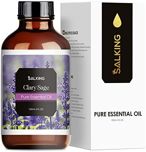 SALKING Jasmine Essential Oils 120ml, Pure and Natural Essential Oil, Therapeutic Grade Aromatherapy Oil for Skin Care,Fragrance Oils for Diffuser, Humidifier, Relax, Sleep, Gifts for Women