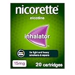 Nicorette 15 mg Nicotine Inhalator, 20 Cartridges