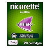 Nicorette 15mg nicotine inhalator. 20 Catridges, Quit Smoking Aid or Vaping Cessation aid. Flexible and convenient stop smoking or stop vaping aid