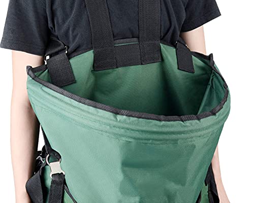 HANZIUP Large Fruit Picking Bag, Adjustable Harvest Garden Apron Storage Pouch for Harvesting Vegetables Big Fruits Apple Mango Pear Peach Mango Kiwi Lemon Cherry — view 4