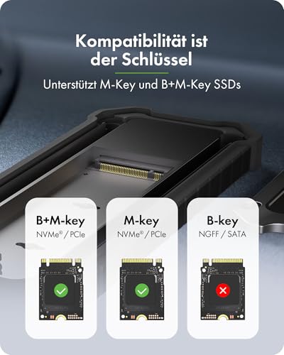 ICY Box Caja Externa M.2 NVMe/SATA SSD USB 3.2 Gen 2 miniatura 5