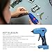 Walfront 100W Cordless Hot Glue Gun 20V Battery Powered High Temp Electric Glue Tool for DIY Festival Decor