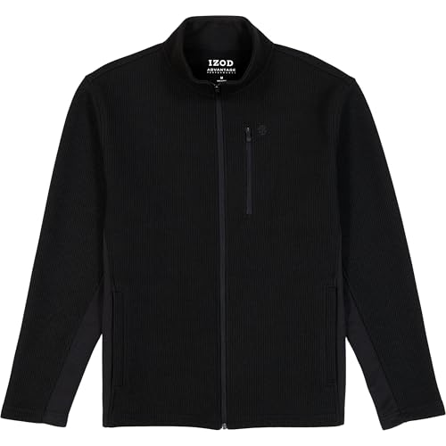 Image of IZOD Mens Shaker Fleece Full Zip Jacket