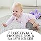 BIKPRST Knee Pads Baby Crawling Set Of 4 - Non-Slip Crawling Aid - Girls Boys Crawling Pads With Rubber Dots Elastic Baby Knee Pads In 4 Colours - Baby Knee Socks With Non-Slip Nubs