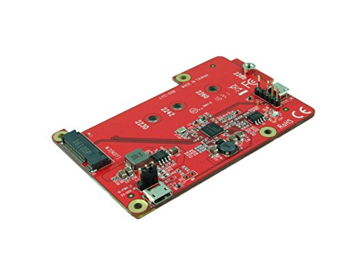 Ableconn Piusb-M2S Usb To M.2 Sata Ssd Converter Stackable Board For Raspberry Pi #TOP4