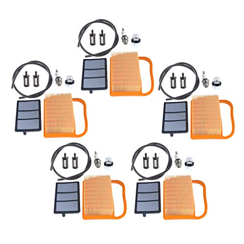 B Baosity 5Set Air Filter Kit for STIHL TS410 TS410Z TS420 TS420Z Concrete Cut Off Saw