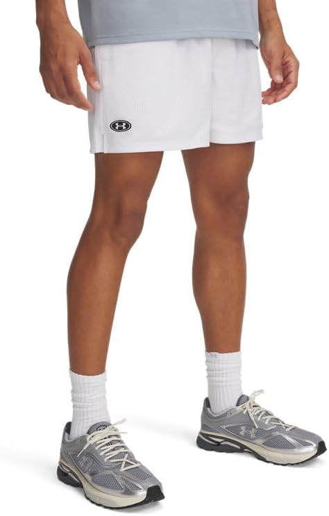 Under armour Essential Mesh Shorts - Men's (1383355-025, White/Castle Rock)