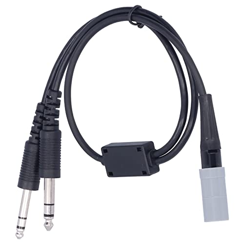 Adaptador para Auriculares de Aviación con Plug GA 2 y 6pin miniatura 3