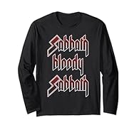 Official Licensed Bravado Black Sabbath Logo Bloody Sabbath Official Black Sabbath Merchandise Lightweight, Classic fit, Double-needle sleeve and bottom hem