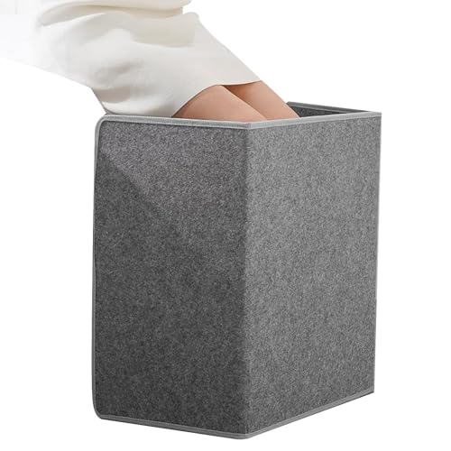 デスク下足元ヒーター | 5段階温度調節静音装置,5段階熱設定 U字型ラップデザイン 電気暖房器 - 学生、女性、男性、高齢者、職場、アパート、寝室、オウム、犬、ペット向け