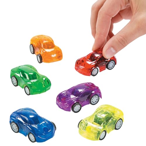 Set 12 Autos Transparentes Pullback para Niños miniatura 3