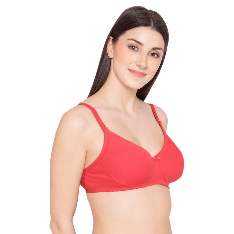 Image of Groversons Paris Beauty Women's Padded, Non-Wired, Seamless T-Shirt Bra (BR190)