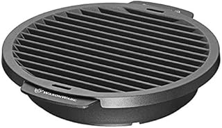 Nonstick Grill Pan For Stove Top - Smokeless BBQ Griddle Grilling Pan For Steak, Fish, Chicken & Vegetables 12 Inches, Black - WaxonWare