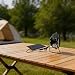 5W Solar Panel Fan Portable USB Cooling Fan with 6V Module for Greenhouse Dog House RV Camping Black