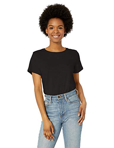 Volcom Women's One of Each Short Sleeve Crew Neck Tee, black, 22