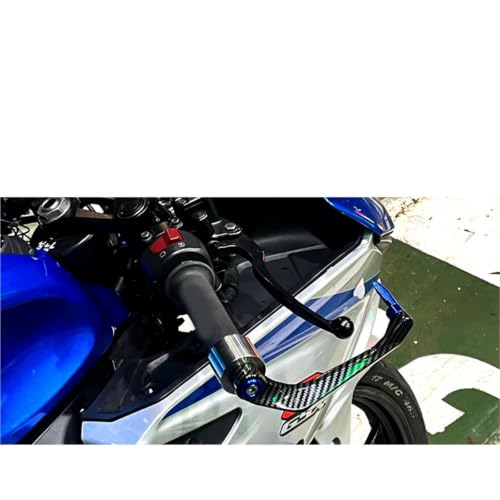 Protège levier de frein embrayage moto universel 22mm guidon carbone - 6