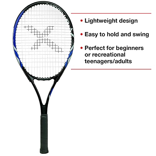 image for Xcello Sports 2-Player Aluminum Tennis Racket Set - Includes Two Racke