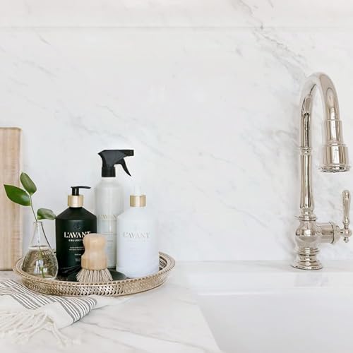 Image of L'AVANT Collective Hand Soap, Dish Soap & Multipurpose Surface Cleaner Fresh Linen | High Performing Formula Luxurious Ingredients Soft Smooth Hands & Dishes | Kitchen Home Decor Hostess Gifts