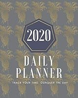 2020 Weekly and Daily Planner : UNDATED Daily Scheduler with Hourly Task and Habit Tracking, to-Do Lists and a Weekly Overview - Grey/Gold Pineapple, Size 8x10, 210 Pages 1653925108 Book Cover