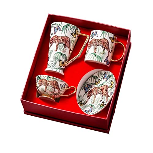 BJH Taza de café Taza de café de Porcelana China Taza de cerámica Taza de Gran Capacidad para recién Casados Regalos…