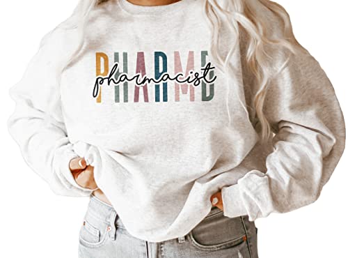 PharmD Multicolor Sweatshirt, Gift For Pharmacist, Pharmacy Shirts, Graduation Gift, Pharmacology School Grad, Unisex Crewneck Sweatshirt4