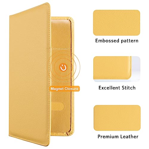 Image of CoBak Car Registration and Insurance Holder | Vehicle Glove Box Organizer, Auto Truck Compartment Document Case with Magnetic Closure for Insurance & Driver License