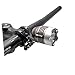 OHPHCALL Cycle Head Light Holder Bike Light Mount Bracket Digital Camera Mount Aluminum Handlebar Lamp Rack Black for Mountain Bikes Road Bikes