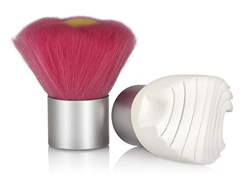 NPW Foundation Make Up Brush Sponge Set - Kabuki Brush / Fountain Sponge Duo Beauty Junky