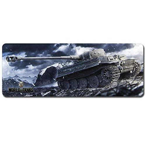 World of Tanks Großes Mauspad - Wasserdicht Und rutschfest (59, 900 * 400 * 3MM/35.5 * 15.7 * 0.12inch)