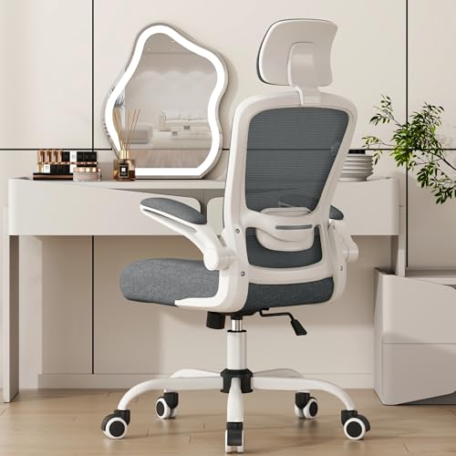 10 Best Chair for L5 S1 Herniated Disc: Top Ergonomic Support Choices 9 Mimoglad Office Chair, Comfy Desk Chair - High Back Ergonomic Computer Chair with Adjustable Lumbar Support & Headrest, Flip-up Armrests for Guitar Playing, Swivel Task Chair for Home Office