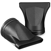 Healvian 2 Stück Haartrockner Düse Universal Aufsatz Schwarzer Kunststoff 3.00X2.95X2.05In Föhne Zubehör Salon Styling Konzentrator Und Diffusor Für Lockiges Haar