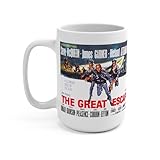 The Great Escape Classic Movie Poster Design Ceramic Mug 15oz Extra Large