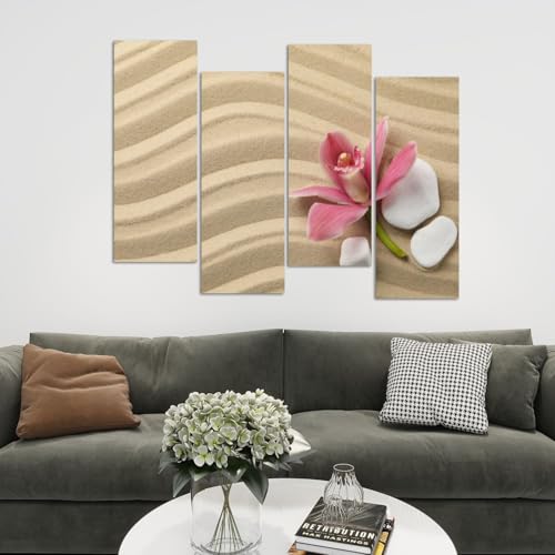 Zen Wall Art Canvas for Living Room Yoga Room Scenic View Modern