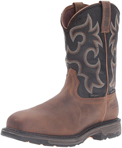 Ariat Men's Workhog H2O 400g Composite Toe Work Boot, Rye Brown/Coffee, 11 D