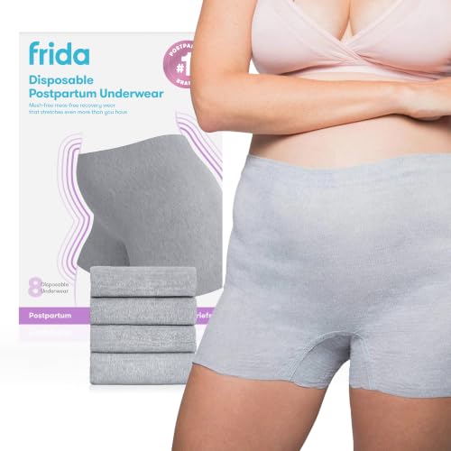 Frida Mom Women's Boyshort, Grey, Petite (Waist 23"-34" Stretched) (Pack of 2) - image 1