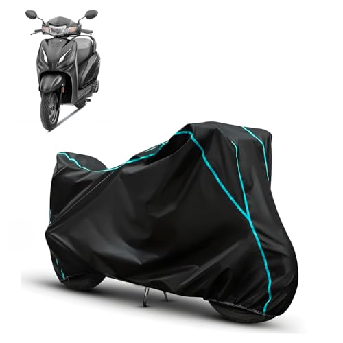 Image of Water Resistant Bike Cover for Honda Activa LMT Special Edition All Weather, UV Heat Resistant, Dustproof, Triple Stitched, Windproof Elastic Bottom