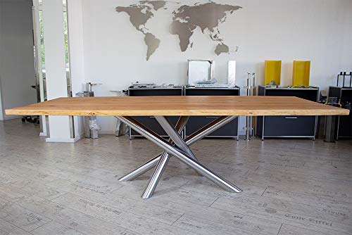 KTC Tec MIRONDO 80 V2A - Estructura en cruz para mesa de cocina o comedor, estructura en X, una pieza Cover