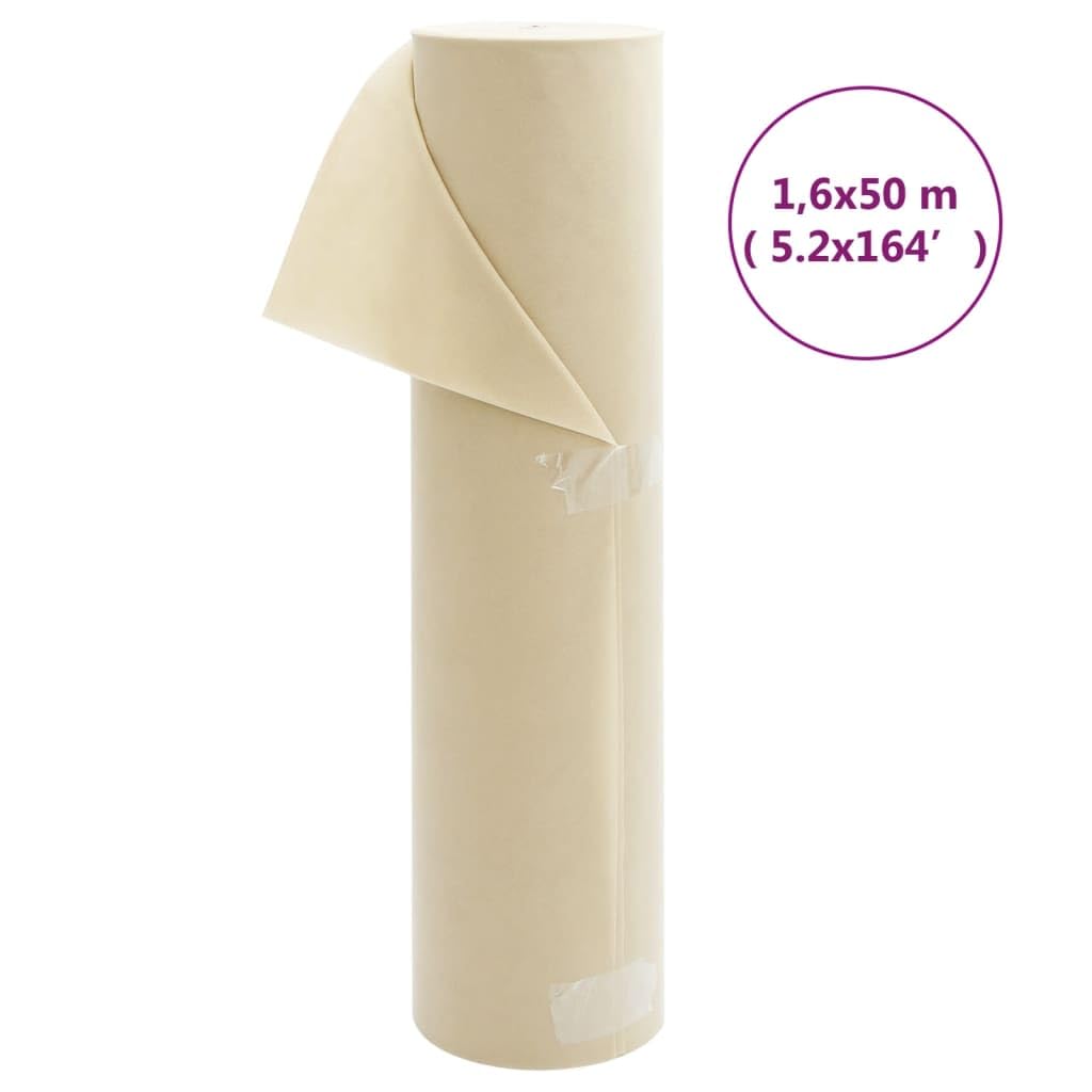Hothingwell Pflanzliches Vlies, 70 g/m², 50 x 1,6 m, 2 Rollen | Frostschutz, Schneeschutz, atmungsaktiv, leicht zu schneiden, für Pflanzen und Kulturen