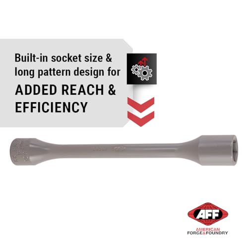 Image of AFF Torque Limited Socket, 1 /2 inch Drive, 19mm, 120 ft /lbs, Dark Gray, 40213