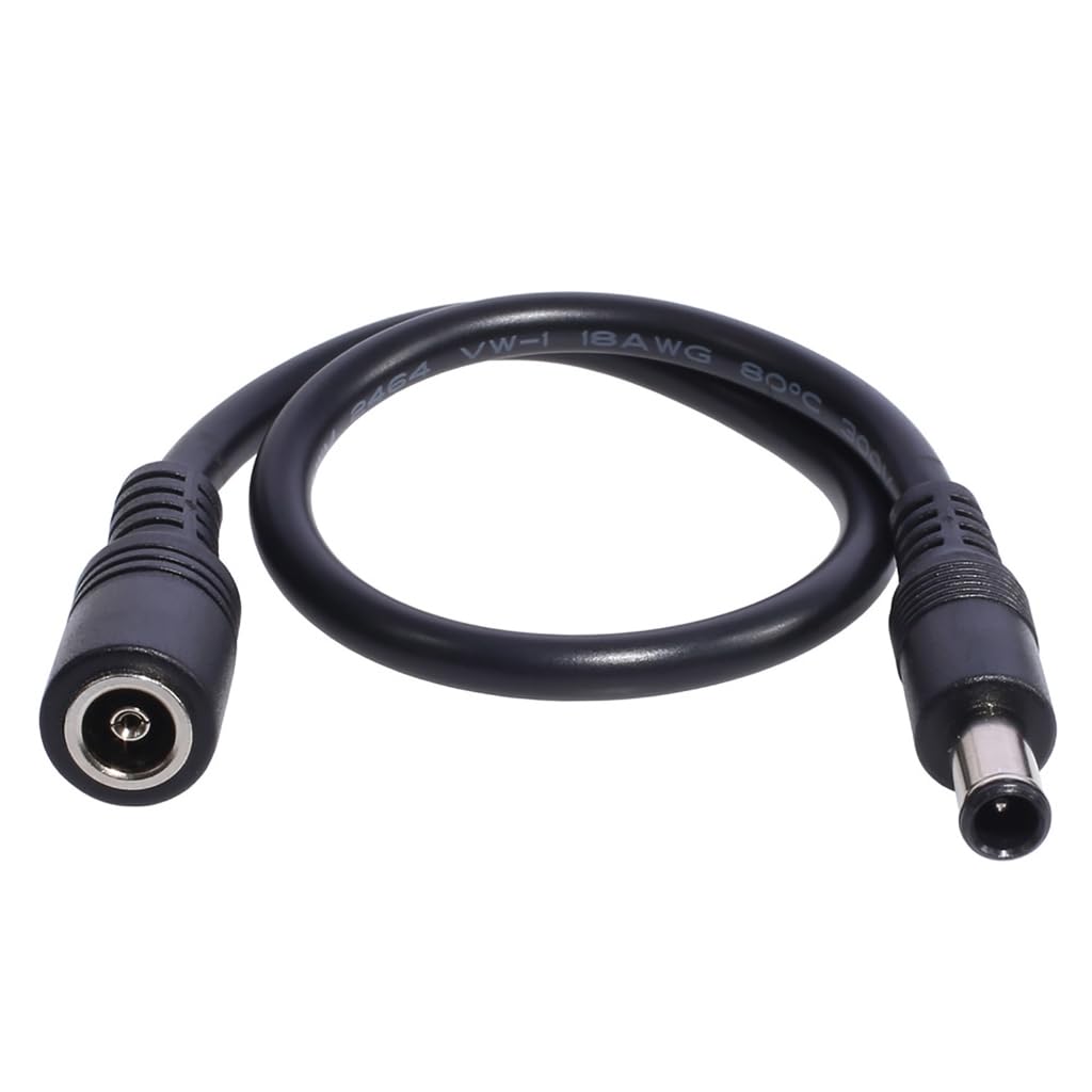 Elnwnnkc 6044 Male to Female Extension Cable 6.5x4.4mm Connector Charging Connection Cable Cord for Computer Display